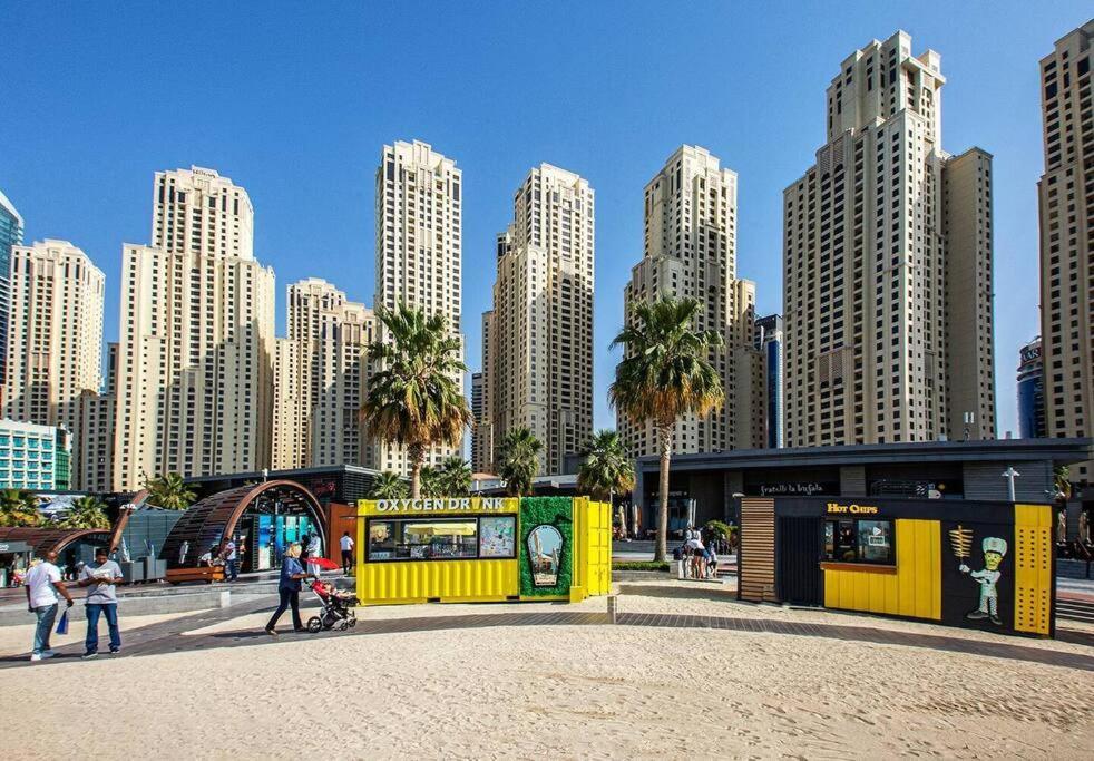 Ferienwohnung Beachfront - Large Studio In Jbr Rimal 4 Dubai Exterior foto