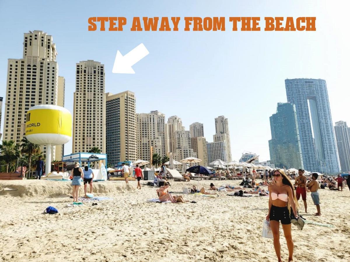 Ferienwohnung Beachfront - Large Studio In Jbr Rimal 4 Dubai Exterior foto